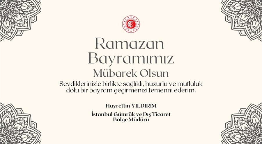 Ramazan Bayramımız Mübarek Olsun