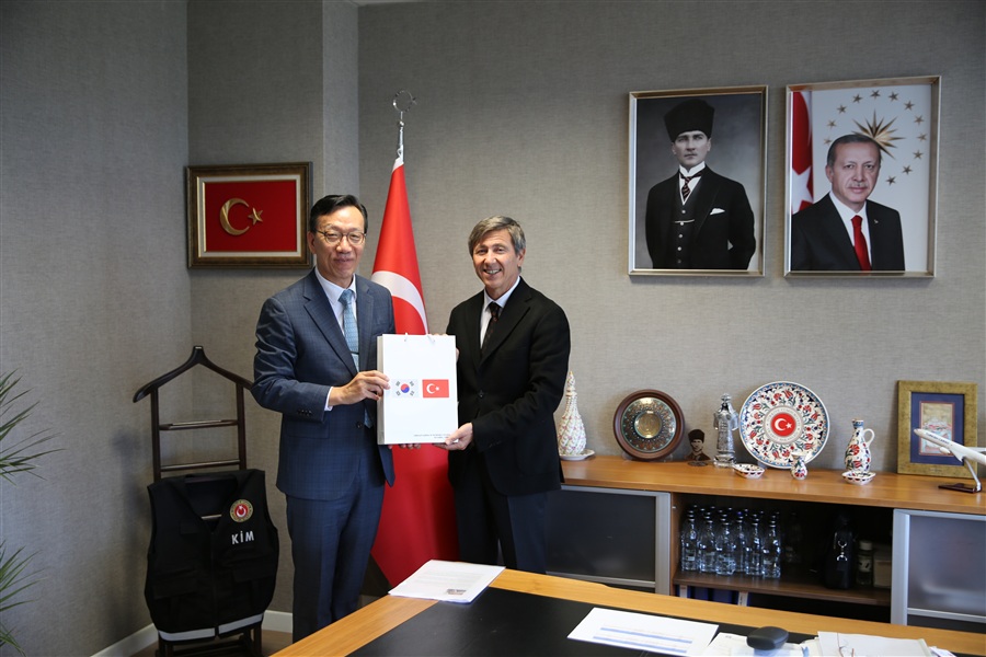 Kore Cumhuriyeti İstanbul Başkonsolosundan Bölge Müdürlüğümüze Nezaket Ziyareti