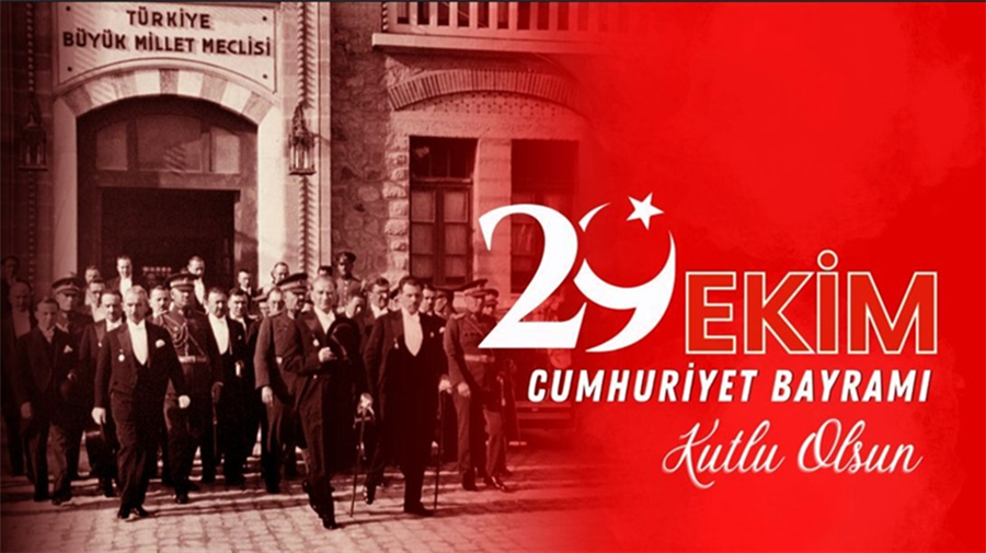 29 Ekim Cumhuriyet Bayramı Kutlu Olsun
